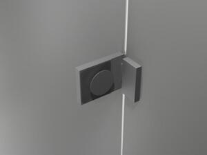 Mexen Lunar L parawan nawannowy 1-skrzydłowy 80 x 150 cm, transparent, gun metal - 897L-080-000-95-00