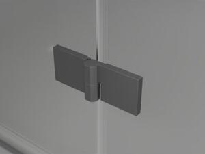 Mexen Lunar L parawan nawannowy 2-skrzydłowy lewy 90 x 150 cm, transparent, gun metal - 897L-090-100-95-00-L