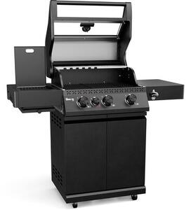 Grill ogrodowy gazowy KOLER Krone Compact Pro Czarny 15.8 kW 60 x 46 cm