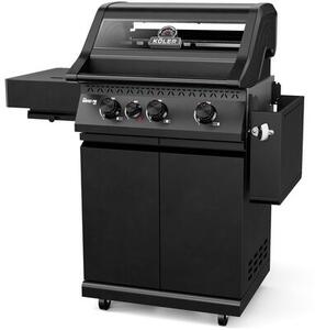 Grill ogrodowy gazowy KOLER Krone Compact Pro Czarny 15.8 kW 60 x 46 cm