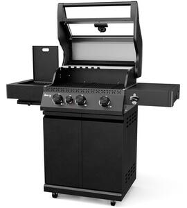 Grill ogrodowy gazowy KOLER Krone Compact Pro Czarny 15.8 kW 60 x 46 cm