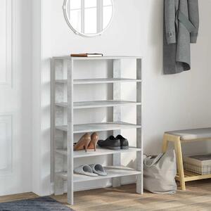 Półka na buty, betonowa szarość, 61x32x105 cm