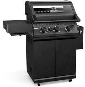 Grill ogrodowy gazowy KOLER Krone Compact Pro Czarny 15.8 kW 60 x 46 cm