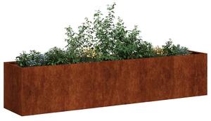 Doniczka Rusty 200x40x40 cm Stal nierdzewna