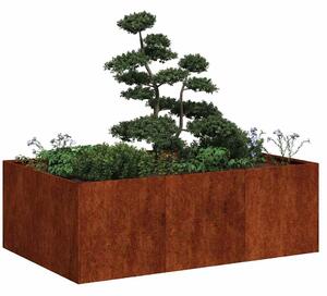 Doniczka Rusty 120x80x40 cm Stal nierdzewna