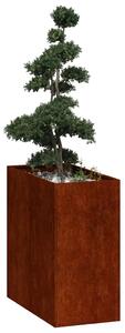 Doniczka Rusty 40x80x80 cm Stal nierdzewna