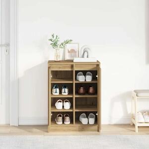 Szafka na buty Artisan Oak 57x34x76 cm Drewno klejone