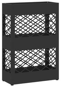 Stojak na Parasol Deszczowy Czarny 28 x 12 x 41 cm Stal