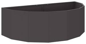 Donica Czarny 120 x 60 x 35 cm Stal