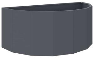 Donica Antracyt 90 x 45 x 35 cm Stal