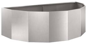 Donica Srebrny 120 x 60 x 35 cm Stal nierdzewna