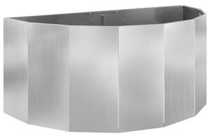 Donica Srebrny 120 x 60 x 50 cm Stal Galwanizowana