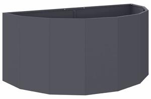 Donica Antracyt 120 x 60 x 50 cm Stal