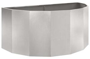 Donica Srebrny 120 x 60 x 50 cm Stal nierdzewna