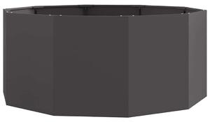 Donica Czarny 120 x 120 x 50 cm Stal