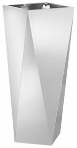 Donica Srebrny 30 x 30 x 75 cm Stal Galwanizowana