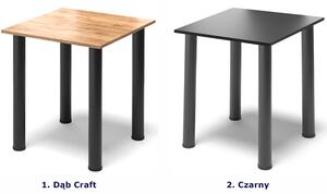 Industrialny stół z wykręcanymi nogami dąb craft - Korus