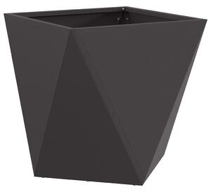 Donica Czarny 50 x 50 x 50 cm Stal