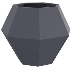 Donica Antracyt 75 x 75 x 60 cm Stal