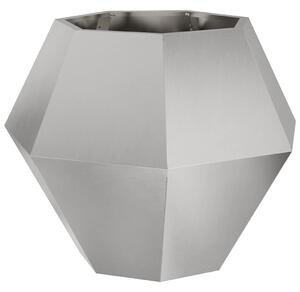 Donica Srebrny 75 x 75 x 60 cm Stal nierdzewna
