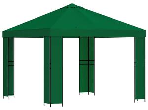 Altana 3 x 3 m zielony Poliester i Stal 190 gsm