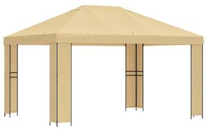 Altana 4 × 3 m kremowy Poliester i Stal 190 gsm