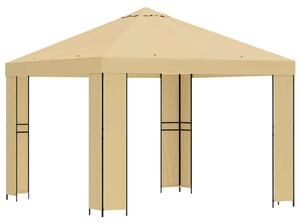 Altana 3 x 3 m kremowy Poliester i Stal 190 gsm