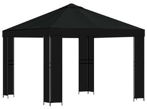Altana 3 x 3 m Czarny Poliester i Stal 190 gsm