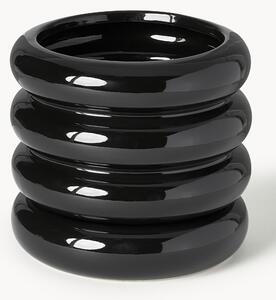 Osłonka na doniczkę z kamionki Rudi, W 16 cm