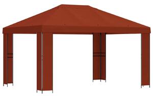 Altana 4 × 3 m terakota Poliester i Stal 190 gsm