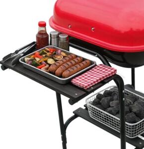 Grill węglowy VELACO VL02-RED-BLACK Czarny / Czerwony