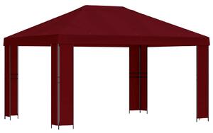 Altana 4 × 3 m bordowy Poliester i Stal 190 gsm