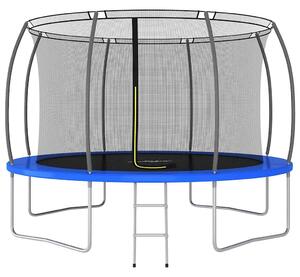 Trampolina z akcesoriami, okrągła, 366x80 cm, 150 kg
