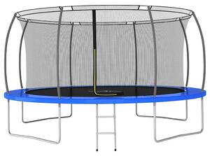 Trampolina z akcesoriami, okrągła, 460x80 cm, 150 kg