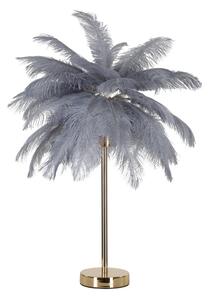 Lampa stołowa w szaro-złotym kolorze (wysokość 55 cm) Palm – Mauro Ferretti