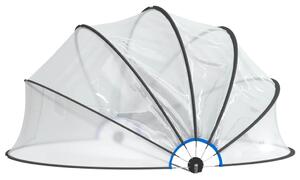 Kopuła na basen, okrągła, 376x188 cm, PVC