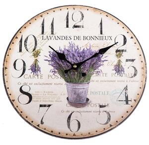 Zegar ścienny Lavandes de Bonnieux, 34 cm