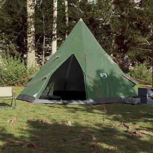 Namiot turystyczny, tipi, 4-os., zielony, wodoszczelny