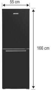 Lodówka MPM-230-FF-54 No Frost 166cm Czarna