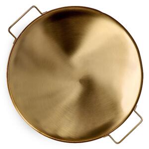 Taca LIGE metalowa złota 33x4 cm