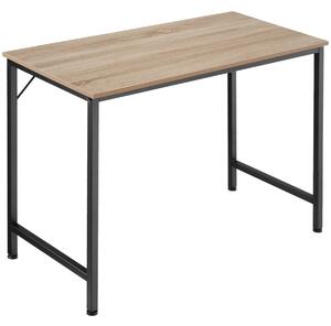 Tectake 404460 biurko jenkins - drewno industrialne jasne, dąb sonoma, 100 cm