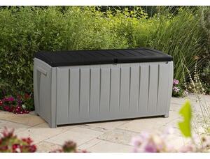 Skrzynia ogrodowa KETER Novel Storage Box 340L Szaro-czarny