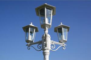 Lampa ogrodowa, stojąca "Wilanów" 215cm wysoka