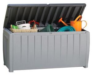 Skrzynia ogrodowa KETER Novel Storage Box 340L Szaro-czarny