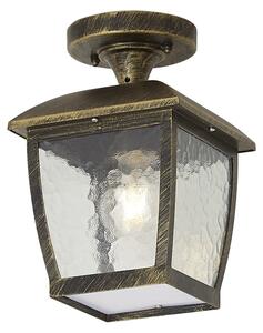 Klasyczna lampa sufitowa antyczne złoto IP44 - Leuven
