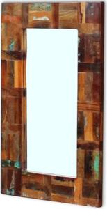 Lustro z ramą z drewna odzyskanego, 80x50 cm