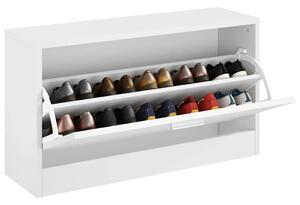 Szafka na buty 80x24x45 cm biała