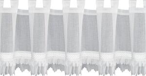 Firana gotowa EUROFIRANY Katrin 150 x 40 cm BiaÅy