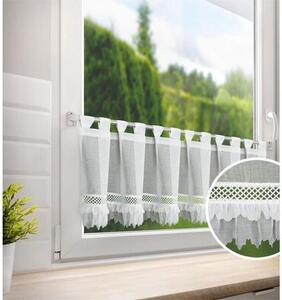 Firana gotowa EUROFIRANY Katrin 150 x 40 cm BiaÅy