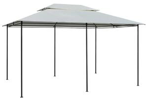 Namiot ogrodowy z zasłonami, 4 x 3 m, biały